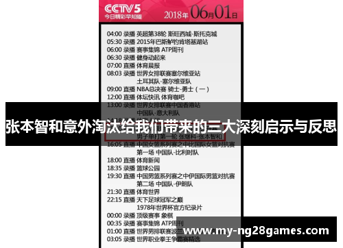 张本智和意外淘汰给我们带来的三大深刻启示与反思